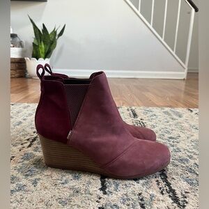 TOMS Wedge Heel Booties